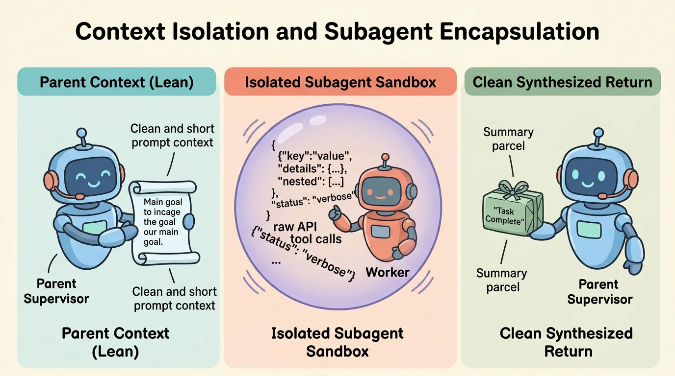 Figure 2: Context Isolation & Delegation Flow