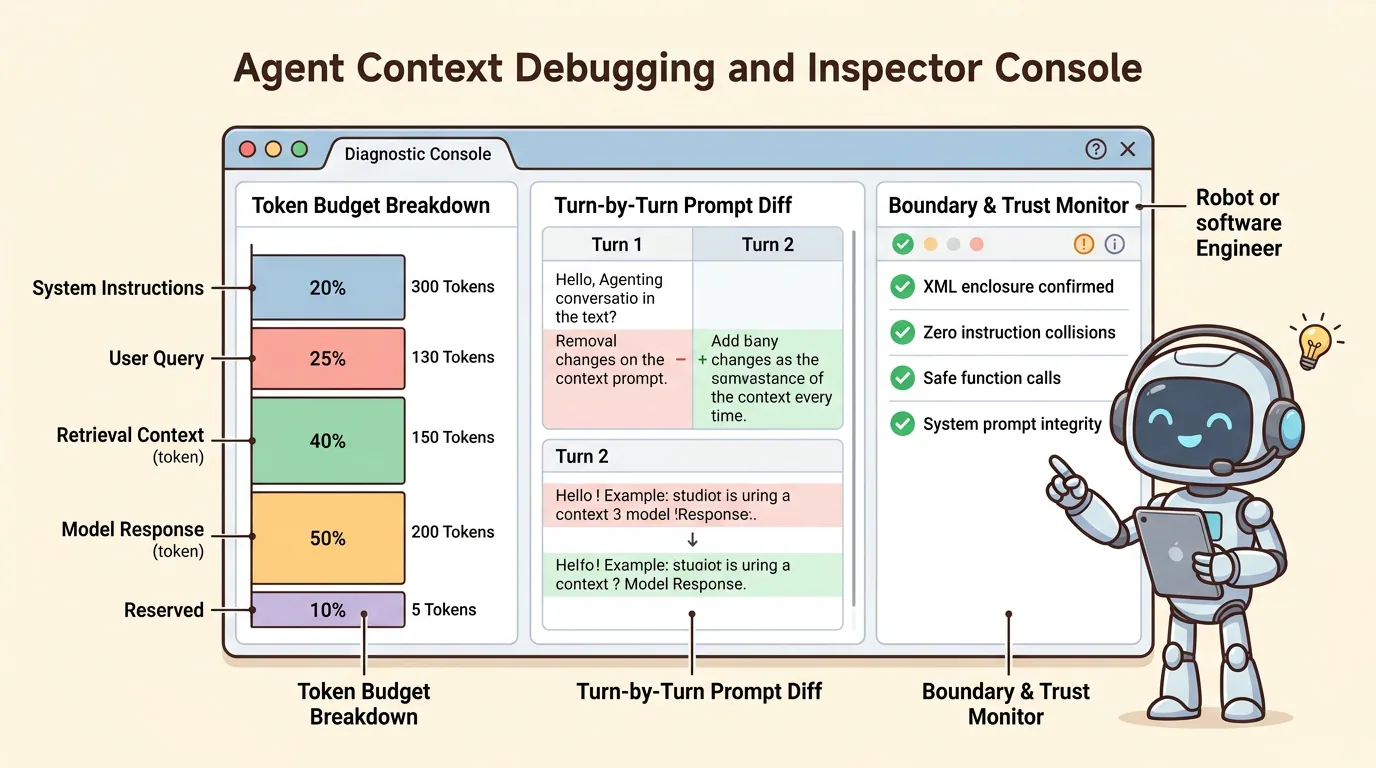 Figure 2: Agent Context Debugging and Inspector Console