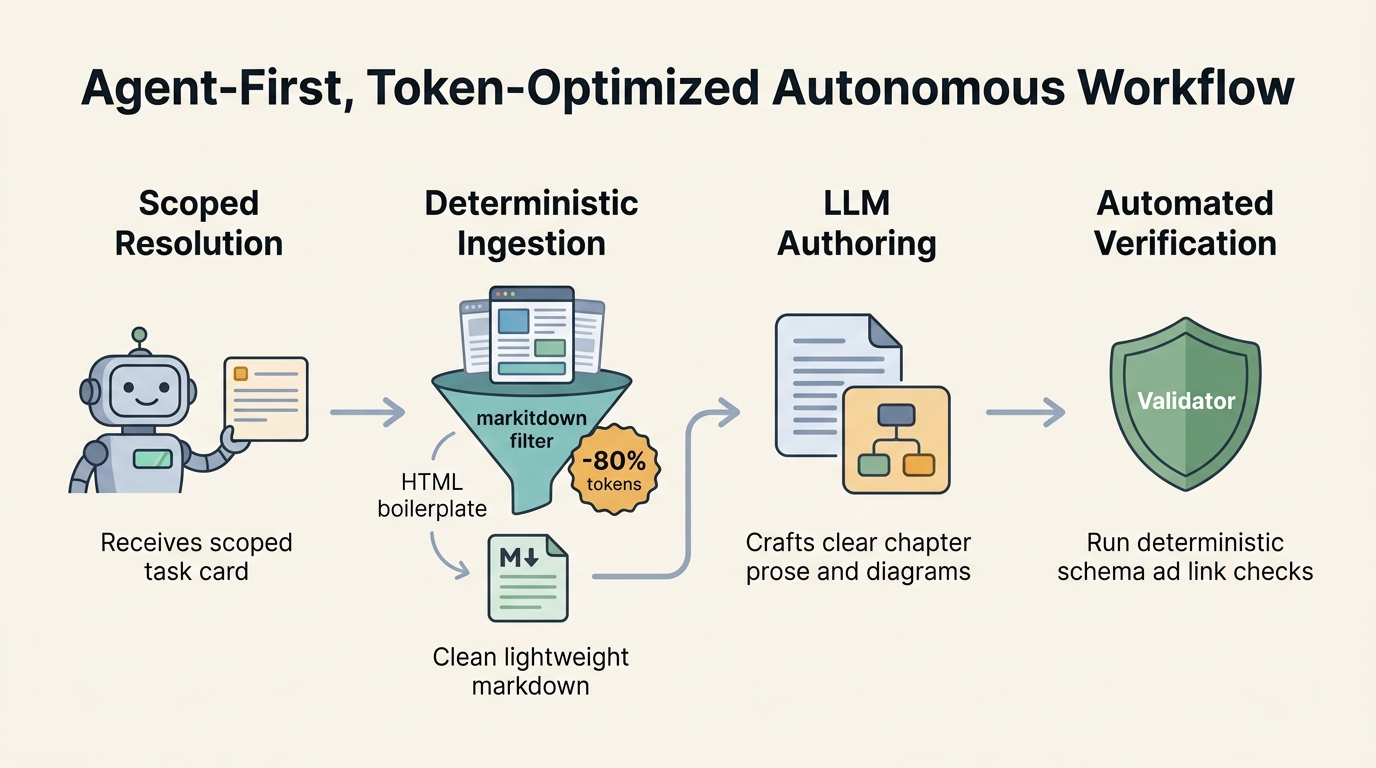 Agent-First, Token-Optimized Autonomous Workflow